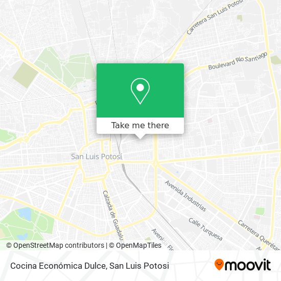 Mapa de Cocina Económica Dulce