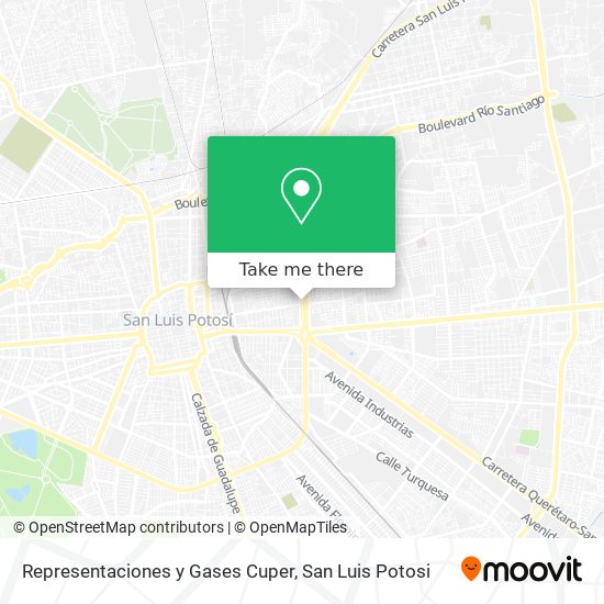 Mapa de Representaciones y Gases Cuper