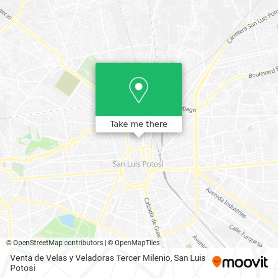 Venta de Velas y Veladoras Tercer Milenio map