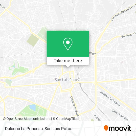 Dulceria La Princesa map