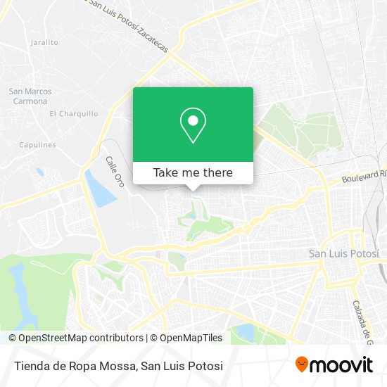 Tienda de Ropa Mossa map
