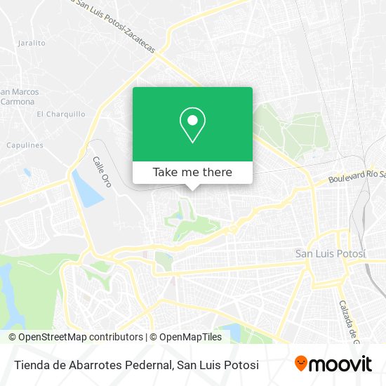 Mapa de Tienda de Abarrotes Pedernal