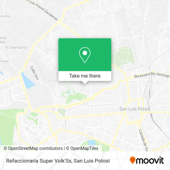 Mapa de Refaccionaria Super Volk'Ss