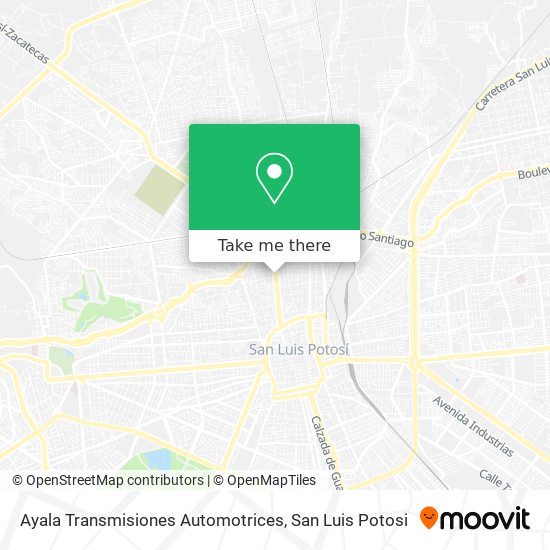 Mapa de Ayala Transmisiones Automotrices