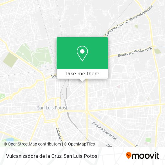 Vulcanizadora de la Cruz map