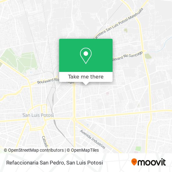Mapa de Refaccionaria San Pedro
