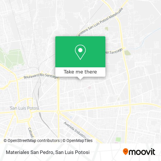 Mapa de Materiales San Pedro