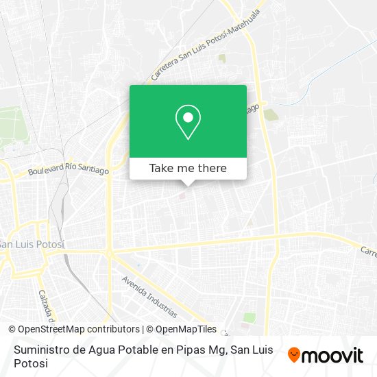 Mapa de Suministro de Agua Potable en Pipas Mg