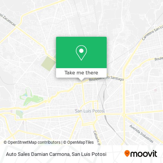 Mapa de Auto Sales Damian Carmona
