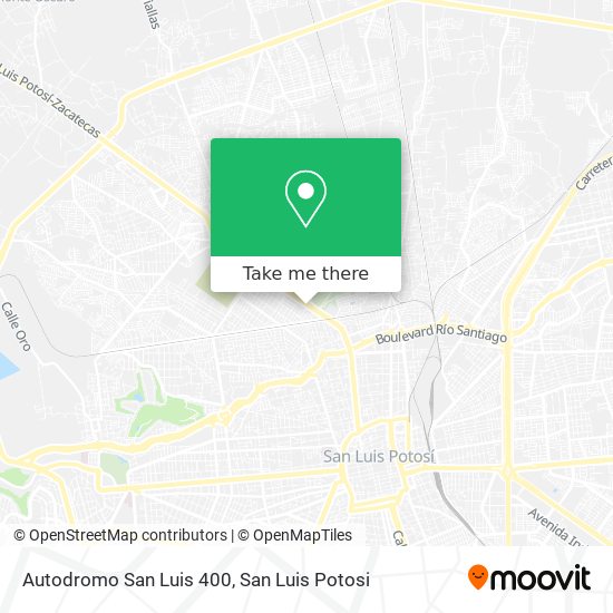 Autodromo San Luis 400 map