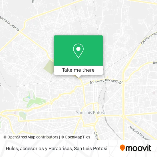 Mapa de Hules, accesorios y Parabrisas
