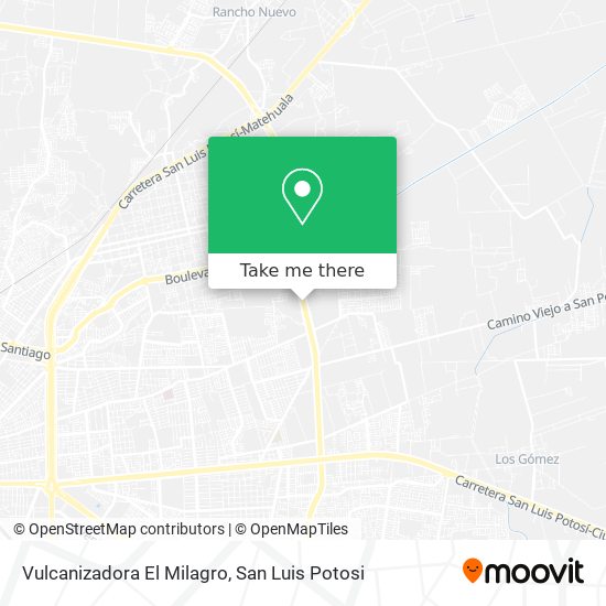 Mapa de Vulcanizadora El Milagro