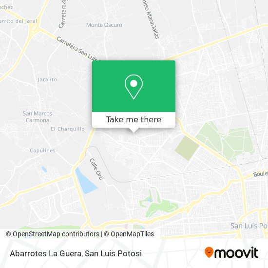 Abarrotes La Guera map