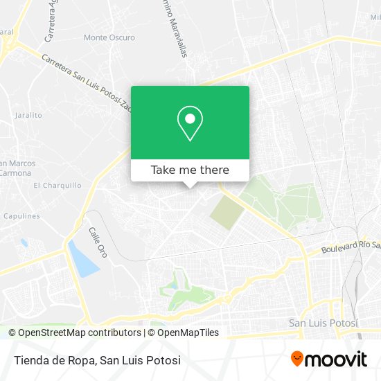 Tienda de Ropa map