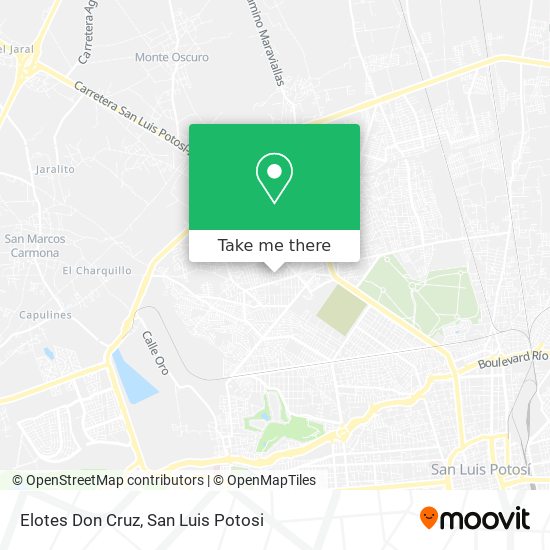 Elotes Don Cruz map