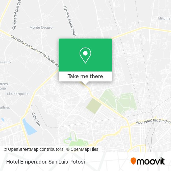 Hotel Emperador map