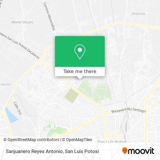 Sanjuanero Reyes Antonio map