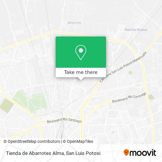 Tienda de Abarrotes Alma map