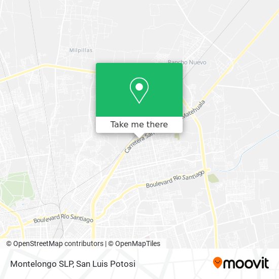 Montelongo SLP map