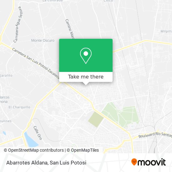 Abarrotes Aldana map