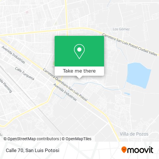 Calle 70 map