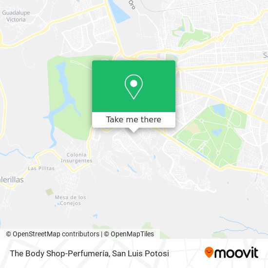 The Body Shop-Perfumería map