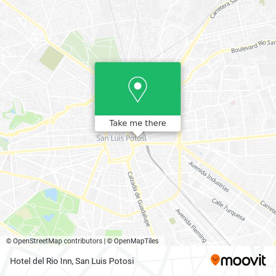 Hotel del Rio Inn map