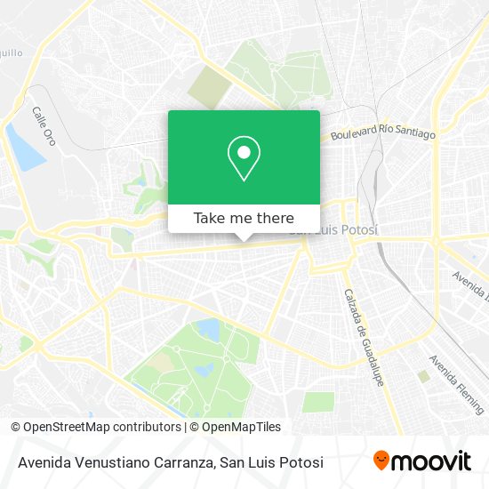 Mapa de Avenida Venustiano Carranza