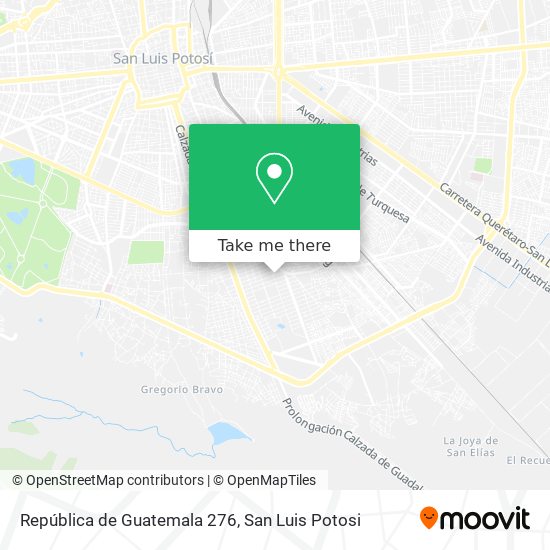 República de Guatemala 276 map