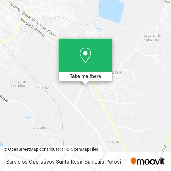 Mapa de Servicios Operativos Santa Rosa