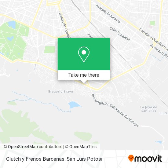 Clutch y Frenos Barcenas map