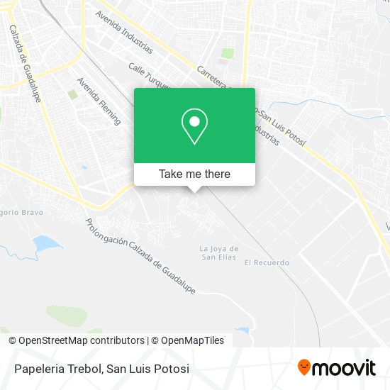 Mapa de Papeleria Trebol