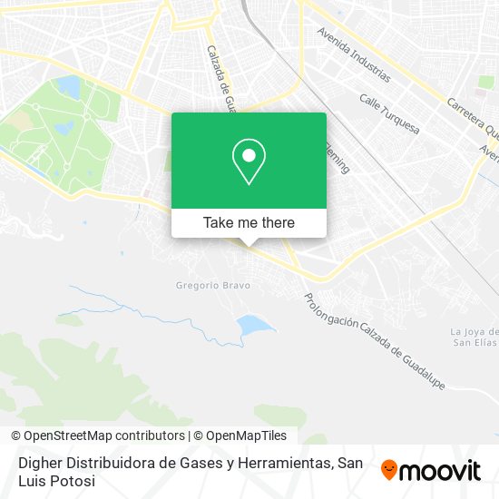 Mapa de Digher Distribuidora de Gases y Herramientas