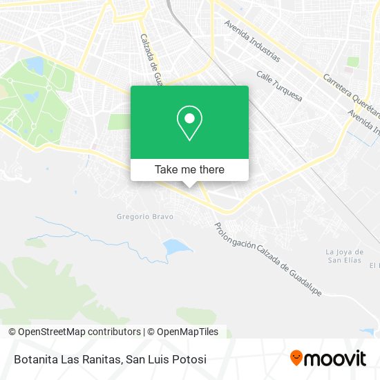 Mapa de Botanita Las Ranitas