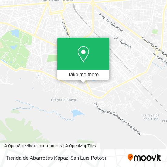 Tienda de Abarrotes Kapaz map