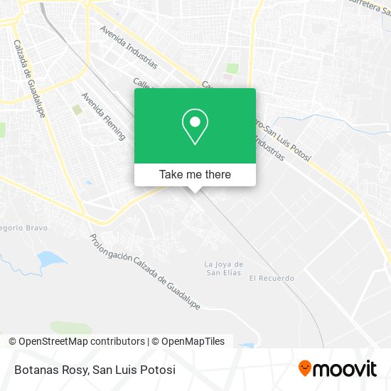 Botanas Rosy map