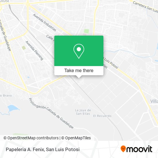 Mapa de Papeleria A. Fenix