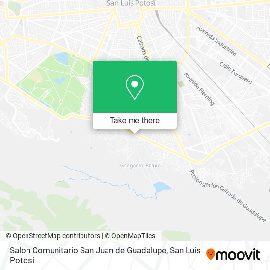 Salon Comunitario San Juan de Guadalupe map