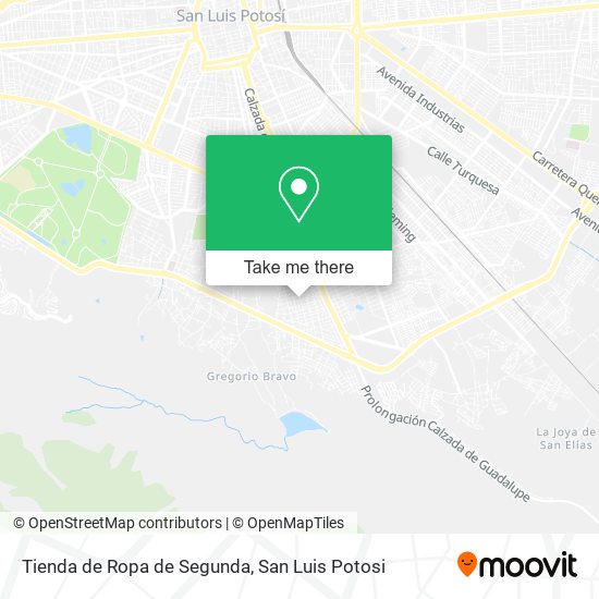 Mapa de Tienda de Ropa de Segunda