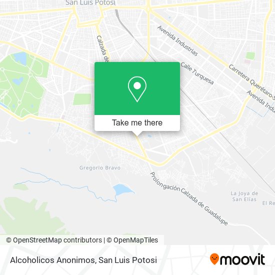 Alcoholicos Anonimos map