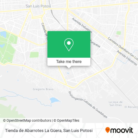 Mapa de Tienda de Abarrotes La Güera