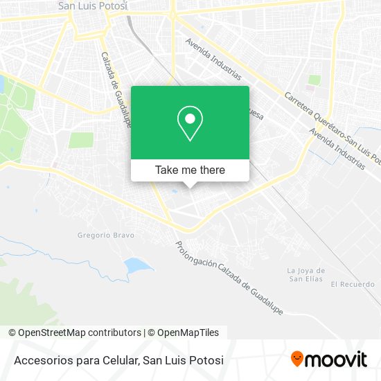 Mapa de Accesorios para Celular