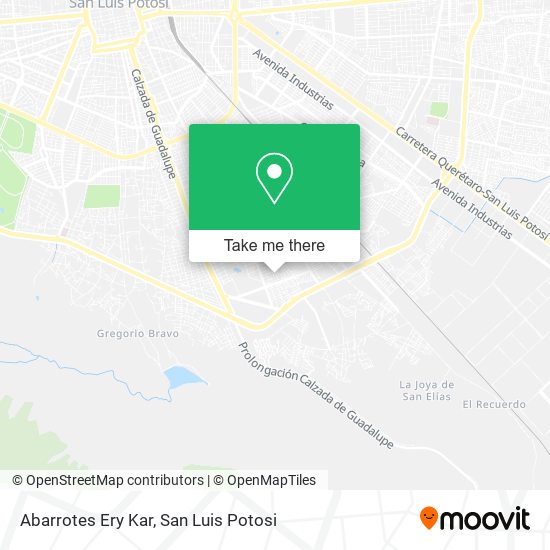 Abarrotes Ery Kar map
