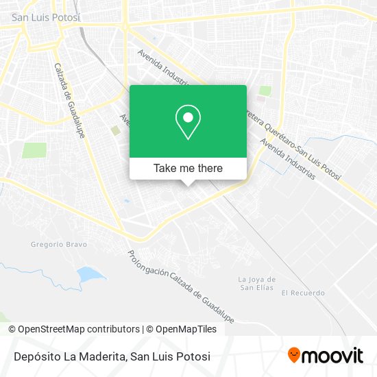 Depósito La Maderita map