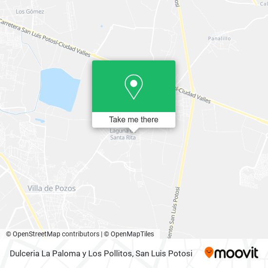 Dulceria La Paloma y Los Pollitos map