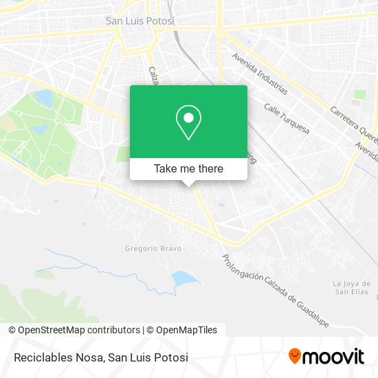 Reciclables Nosa map
