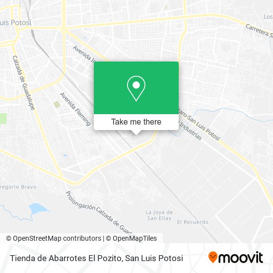 Tienda de Abarrotes El Pozito map