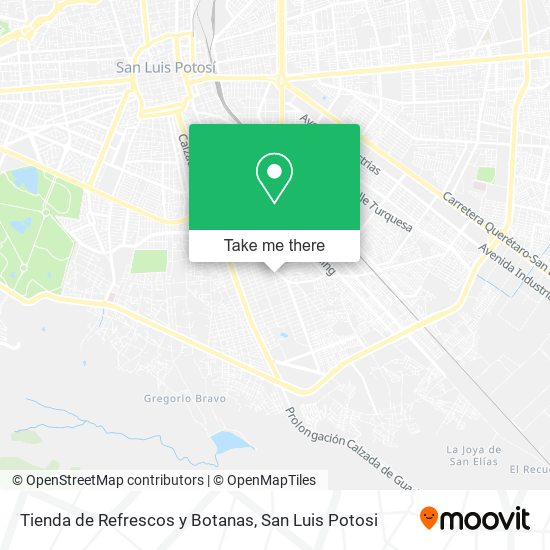 Tienda de Refrescos y Botanas map