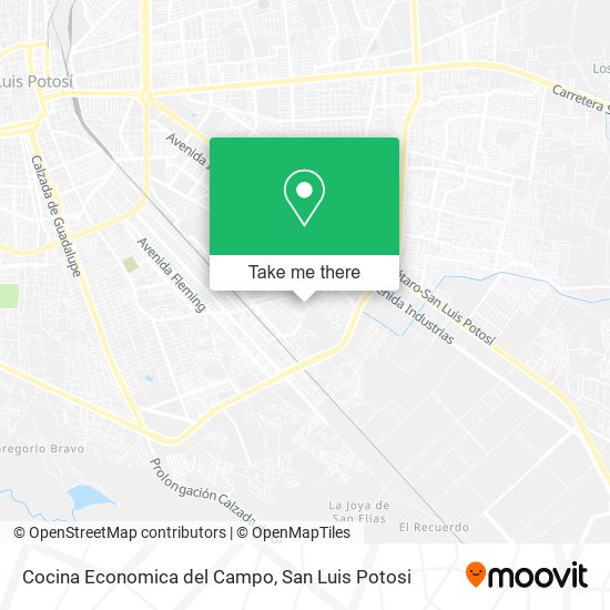Mapa de Cocina Economica del Campo