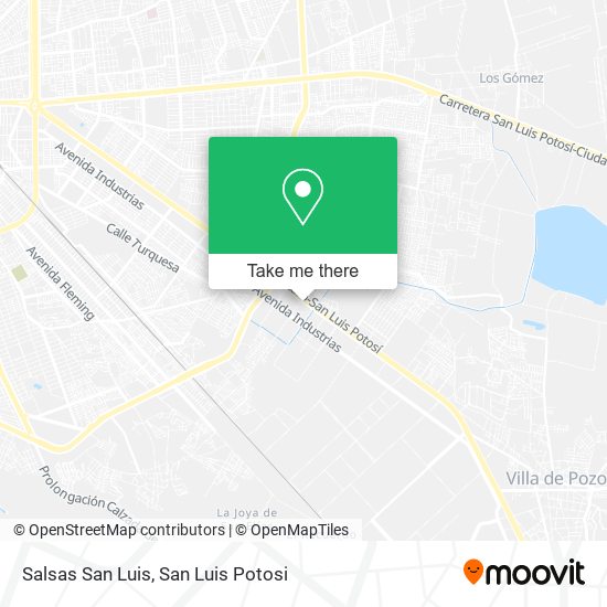 Salsas San Luis map